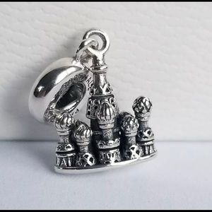 S925 Pandora Sterling Silver St. Basil's Cathedral Moscow Landmark Travel charm